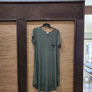Lularoe dress army green